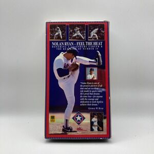 1996 Nolan Ryan Feel The Heat VHS Texas Rangers #34 Dr Pepper MLB Baseball